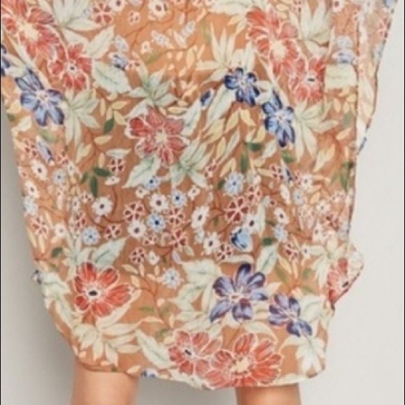 Floral Chiffon Cover Up/Dress - Picture 12 of 12
